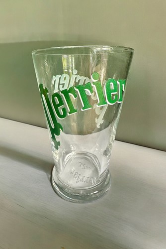 Vintage Cafe / Bar Perrier Mineral Water Drink Glass - Picture 2 of 5