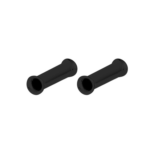 Pair of Surgical Steel PVD Black Double Flare Ear Tunnels Earlets Gauges Plugs - Picture 20 of 108