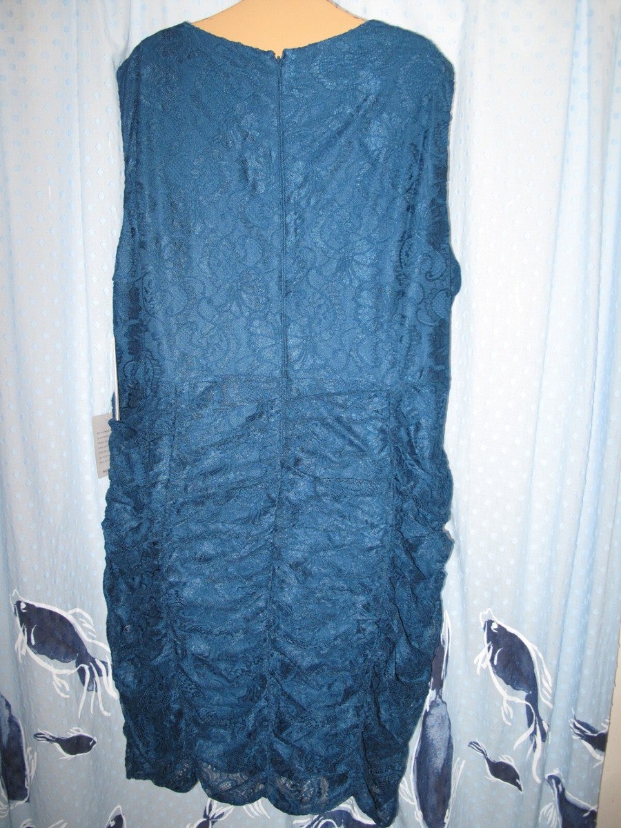 Eliza J Women's 22W Sleeveless Knee Length Dress Teal Lace NWT | eBay Eliza J Women's 22W Sleeveless Knee Length Dress Teal Lace NWT | eBay