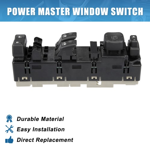 Interruptor de ventana eléctrica lateral delantero izquierdo para Cadillac Silverado 03-07 para GMC - Imagen 10 de 10