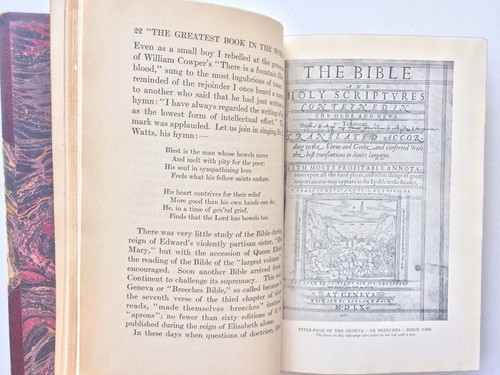 1925 The Bible Greatest Book in the World Newton Illustrated Book Collecting - Picture 8 of 12