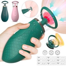 Tongue Oral Clit Licking Sucking Vibrator G Spot Dildo Massager Sex Toys Women
