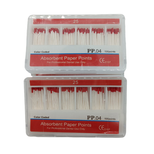 Dental Root Canal Treatment Absorbent Paper Point/Gutta Percha Points Taper .04 - Picture 14 of 24