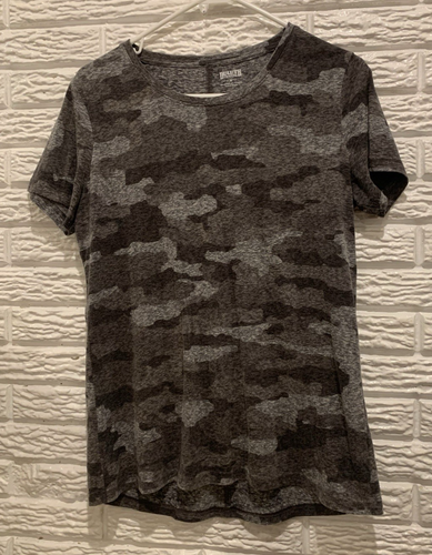 Duluth Trading Co Gray Camo T-Shirt Women’s Medium Short Sleeve Cotton/Polyester