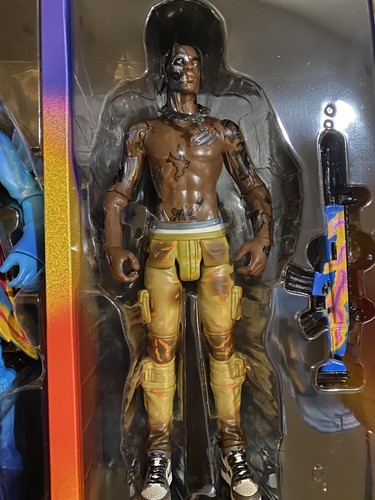 Travis Scott Cactus Jack Fortnite 12” Action Figure Set brand new in box nike  - Picture 5 of 6