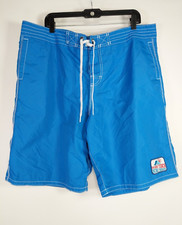Old Navy Blue Mesh Lined Swim Trunk Shorts Size XL