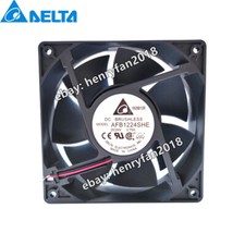 Delta Fan AFB1224SHE DC 24V 0.75A 120*120*38MM 2-Wire Inverter cooling fan
