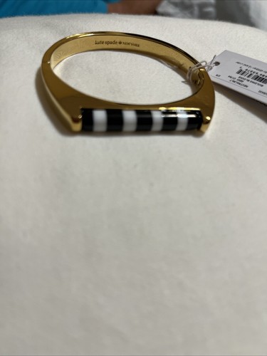 NWT KATE SPADE BUILDING BLOCKS BLack/ White Bracelet J405 - Picture 3 of 4
