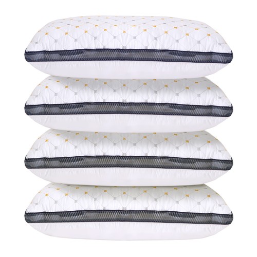 Royal Comfort Luxury Air Mesh Pillows Hotel Quality Checked Ultra Comfort 4 Pack - Picture 3 of 10