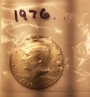 1976 Kennedy Half Dollar, Circulated but NICE !