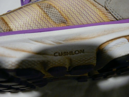 Women's NIKE Pegasus 28 Flywire Gray Purple Athletic Shoes 443804-155 Size 8 - Picture 11 of 12