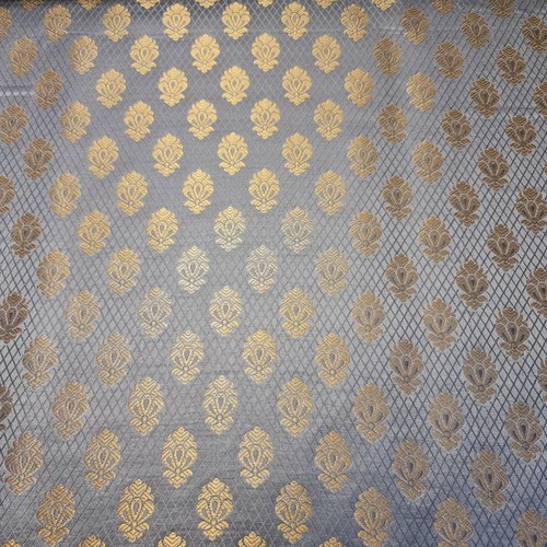 BROCADE Fabric Paisley Gold Metallic Costume Dress Craft Quilting Material 44" - Picture 14 of 57