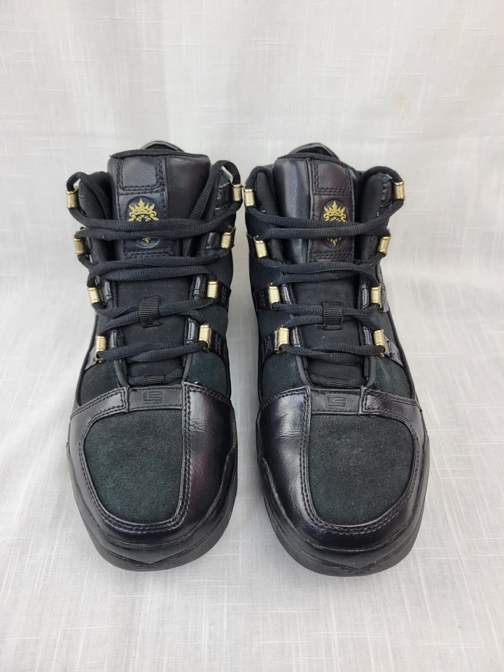 Nike Air Zoom Lebron 3 GS Mujer Talla 8 Negro Dorado Zapatos de Baloncesto 2006 Foto 3 de 4