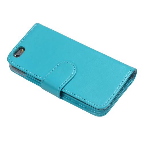 Neu Kartenetui Flip Wallet Leder Tasche Hülle für Apple iPhone 6S - Bild 28 von 44