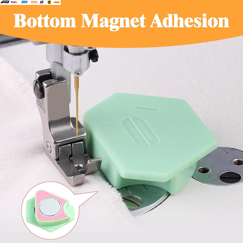 3 Pack Magnetic Seam Guide for Sewing Machine, 2024 Upgraded Multifunctional Pol - Picture 8 of 8