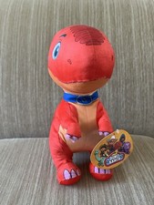 2023 Dino Ranch Blitz 11  Plush Stuffed Toy Factory Red Dinosaur New with Tags