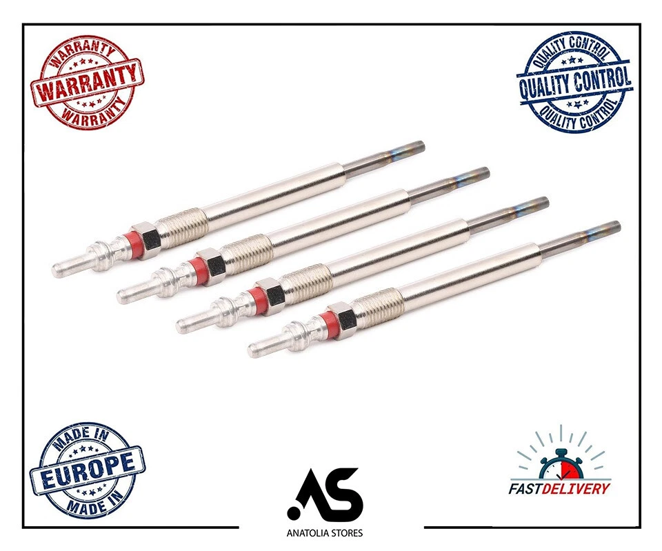 4X Velas de Incandescência Aquecedor Diesel 5V Para Peugeot 207 208 308 407 508 3008 5008 Boxer - Imagem 2 de 4