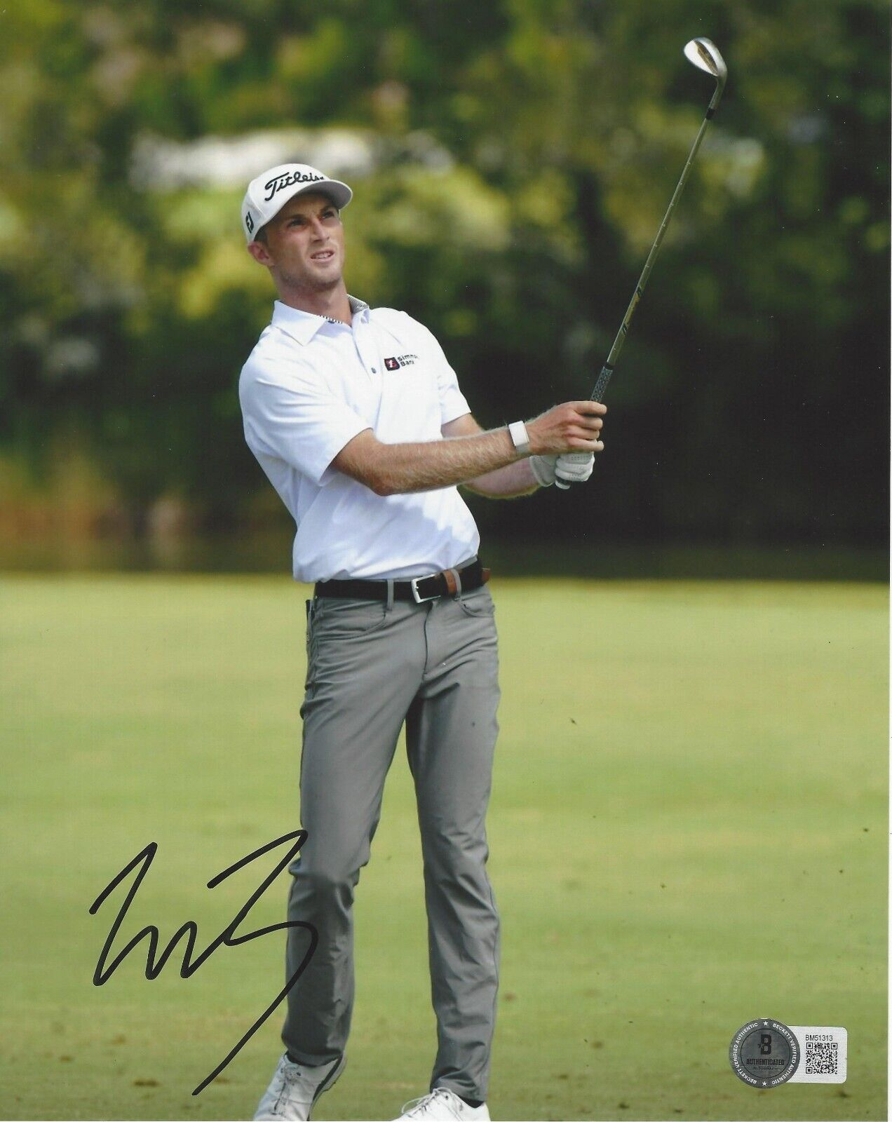 Will Zalatoris Autographed Signed 8X10 Photo 4 Pga Golf Autograph Masters Beckett Beckett COA 