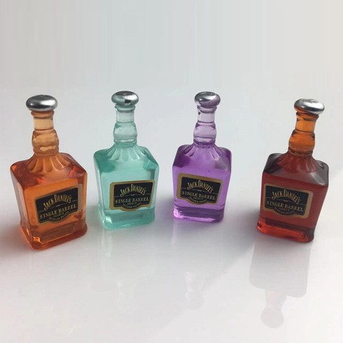 10PC Dolls House 1/6 Scale 11.5 inch Miniatures Wine Bottles Drinks Accessories - Afbeelding 1 van 6