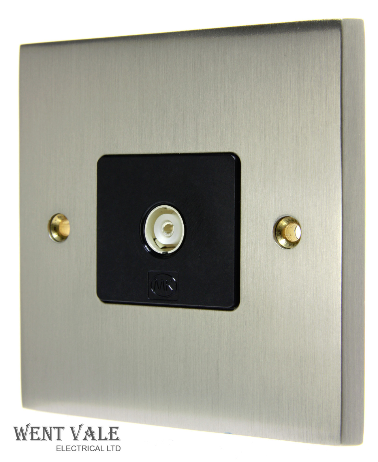 MK Alloy Plus - K5320 BNI B - Single Non-isolated TV/FM Coaxial Socket Unused