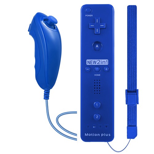 Wii & Wii U Motion Plus Wii Remote with Wii Nunchuk Set Controller for Console - Picture 6 of 51