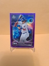 2022 Bowman Platinum Wilman Diaz Precious Elements Purple #d /250 #PE-1 Dodgers