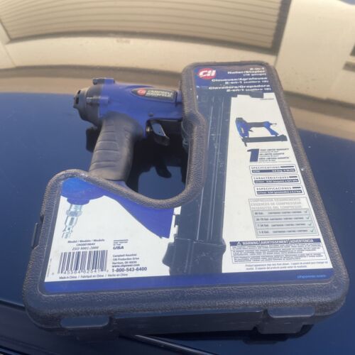 18GA Brad Nailer Pneumatic 3/8” To 1-1/4” Air Powered Campbell Hausfeld 100 PSI - Picture 2 of 3