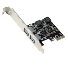 PCI-E To USB 3.0 PCIE Expansion Controller Card 2-Port PCI Express Hub Adapter