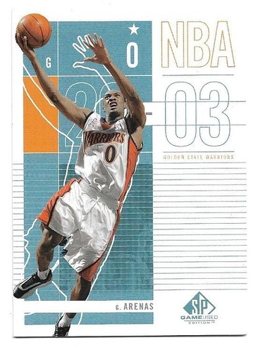 Gilbert Arenas 2002-03 SP Game Used #31  Golden State Warriors - Picture 1 of 2