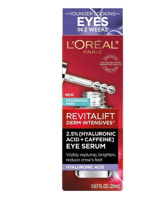 L'Oreal Paris Revitalift Caffeine Eye Serum, Replumps, 0.67 fl oz
