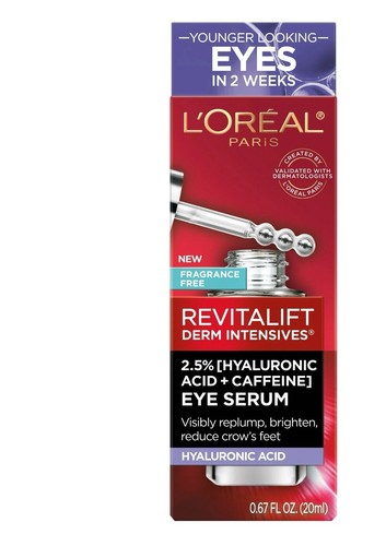 L'Oreal Paris Revitalift Koffein Augenserum, füllt auf, 0,67 fl. Oz.