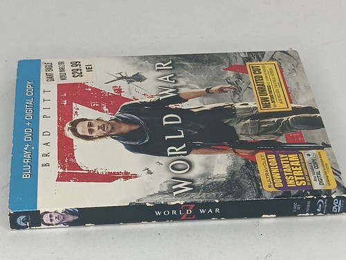 World War Z Blu-ray DVD mit Schuber Brad Pitt Factory Sealed Zombie Movie - Bild 6 von 6
