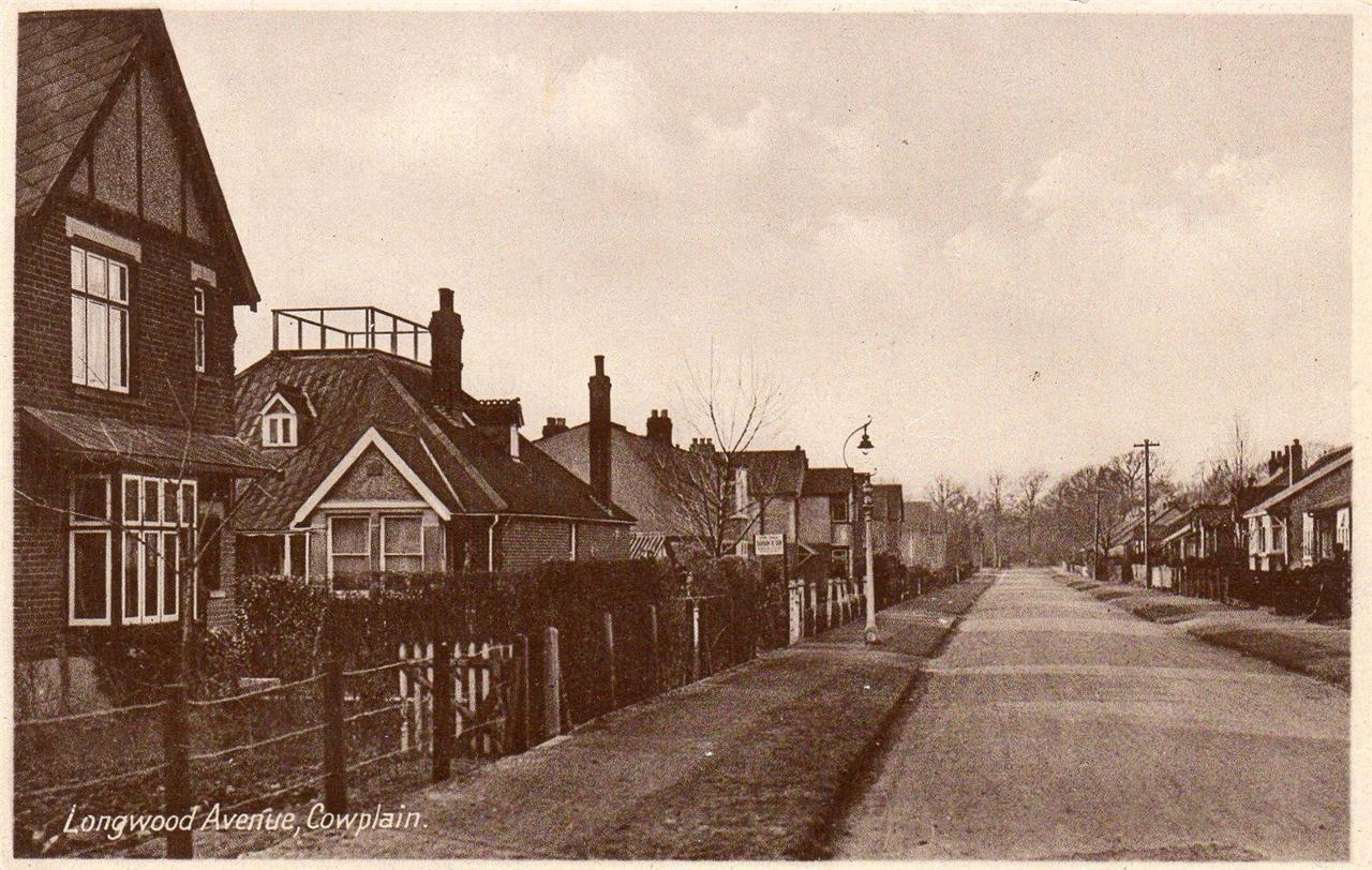 Cowplain Longwood Avenue Nr Waterlooville unused old pc RAP eBay