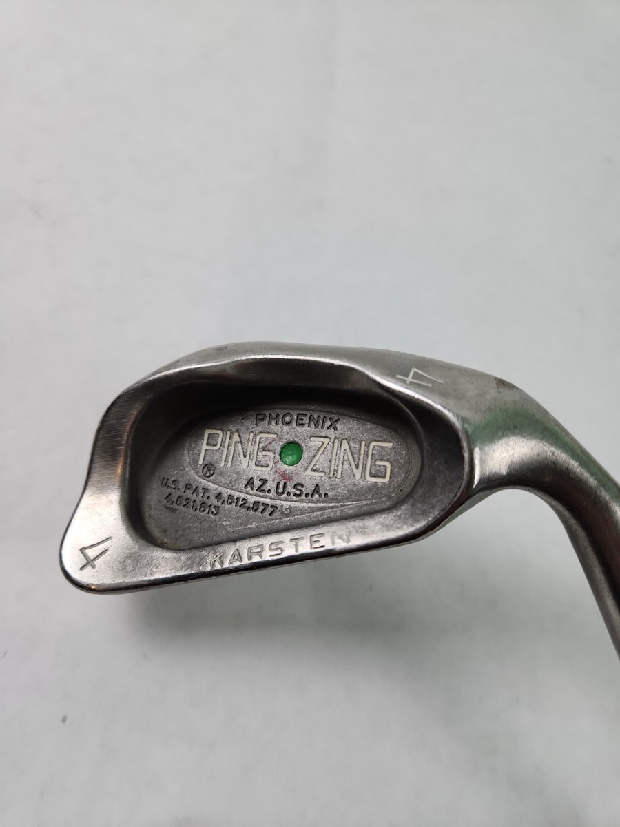 Left Handed Ping Zing Karsten 4 Iron Regular Steel Shaft Ping Grip Left Handed Ping Zing Karsten 4 Iron Regular Steel Shaft Ping Grip