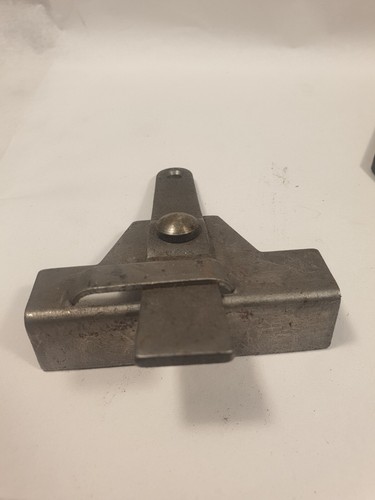 Antique spring target lock, latch lock with its hanging tongue - Picture 8 of 9