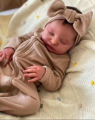 19in Reborn Baby Dolls Soft Body Lifelike Baby Doll Newborn Doll That Look Real