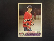 1977-78 Topps Hockey Jacques Lemaire Card # 254