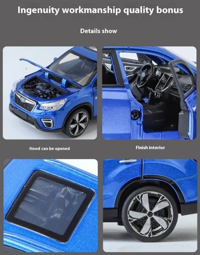SUBARU FORESTER E-BOXER AWD SUV 1/30 MODÈLE DE VOITURE MOULÉ SOUS PRESSION VÉHICULE NEUF CADEAU - Photo 5/14