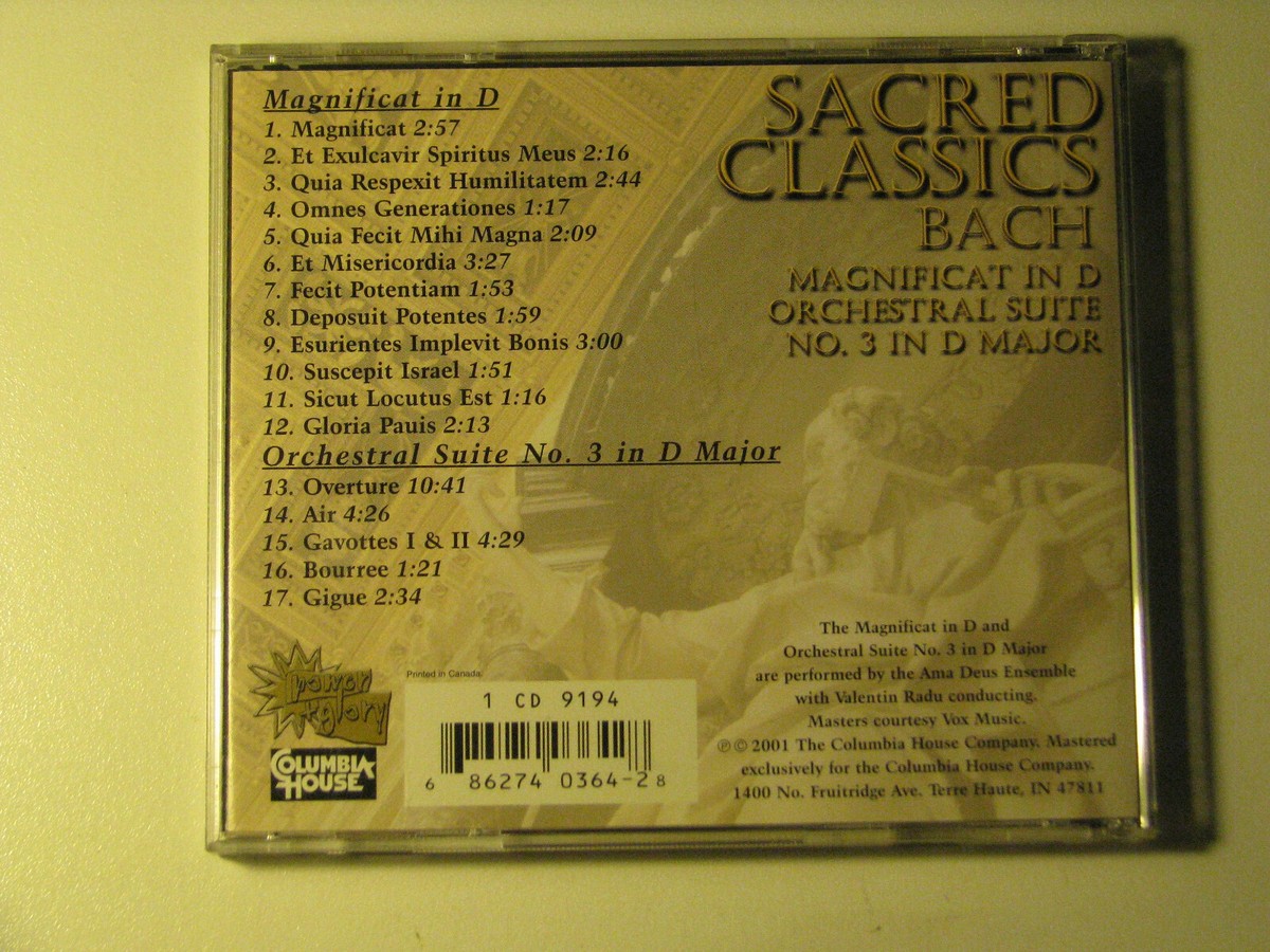 Greatest Classical Composers: Bach (CD, Aug-2003, Direct Source