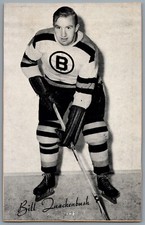 1944-1964 Bee Hive Boston Bruins Bill Quackenbush NHL Hockey