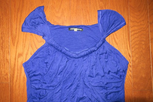 M ❤️ CABLE GAUGE ❤️ TEE SHOP TANK TOP ❤️ FANCY CUTE SEXY ❤️PURPLE GREAT SUMMER - Picture 2 of 3