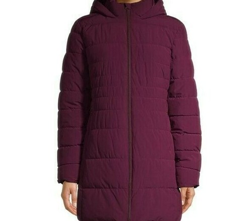 Mid-Length Puffer Jacket,Large Hood 