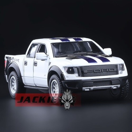 Ford F-150 SVT Raptor Supercrew 2013, camioneta pick up, coche de juguete fundido a presión, 5"", 1:46 - Imagen 12 de 48