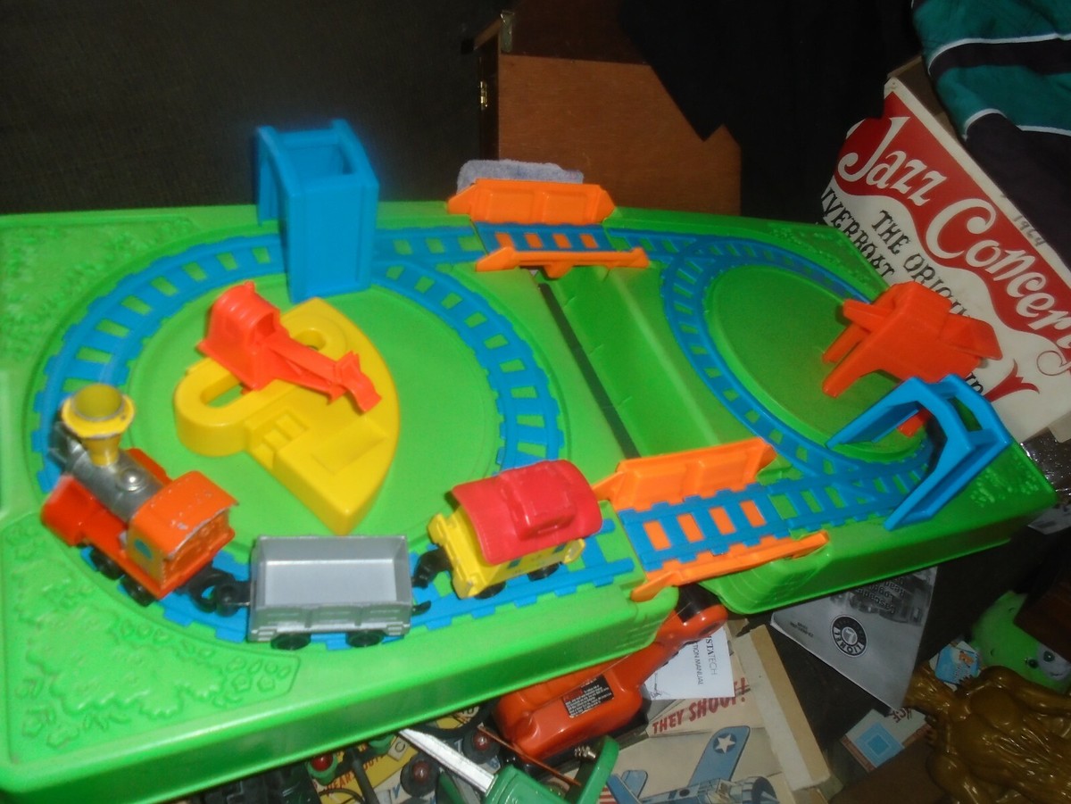 Vintage Mattel First Wheels Children's Train Set Diecast 1980's