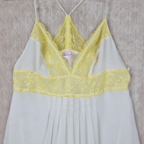 Vintage Victorias Secret Camisole Large Babydoll Chiffon Coquette Fairy 90s Y2K - Picture 4 of 11