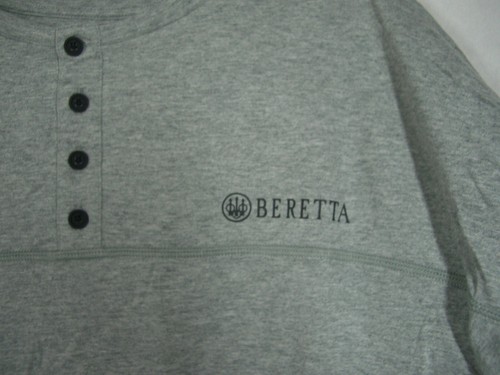 BERETTA HENLEY 100% COTTON, LONG SLEEVE MENS SHIRTS - Picture 37 of 42