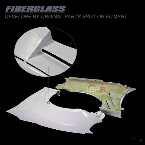 Guardabarros delantero ancho estilo FRP + kit de 20 mm para SUBARU TOYO TA BRZ FT86 GT86 FRS - Imagen 5 de 9
