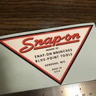 compatible with Decal For Vintage Snap On  Tool Box Triangle Shape Large 6”  1