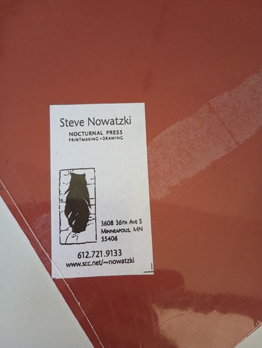 Steve Nowatzki Artist Nocturnal Press Eagle Print - Bild 3 von 5