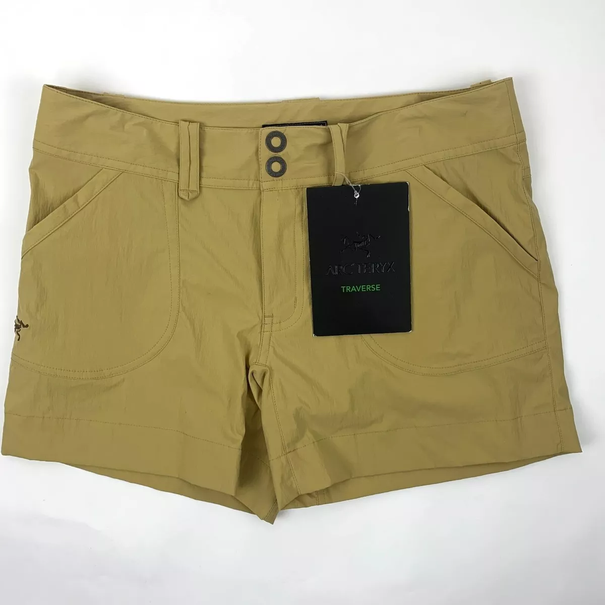 Womens Arc Teryx Traverse Parapet Khaki Nylon Stretch Hiking